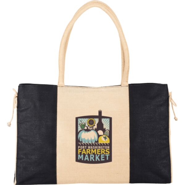 Resort Cotton & Jute Blend Tote Thumbnail