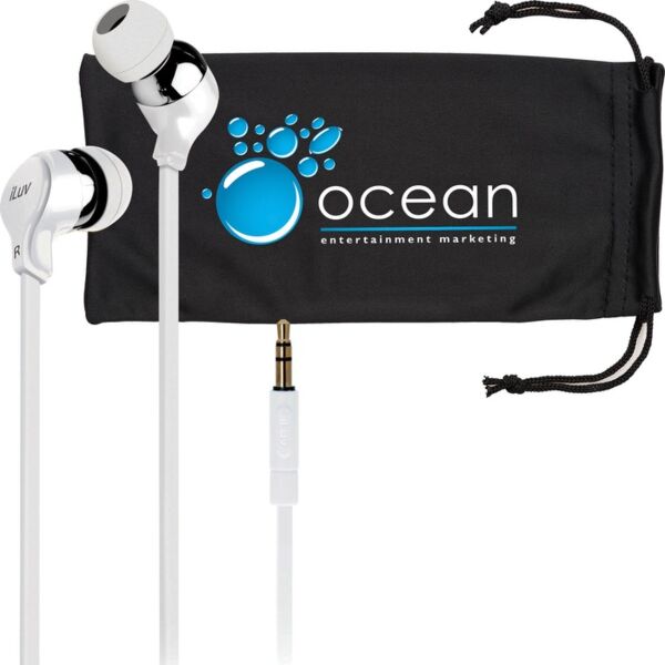 iLuv® Rave Tangle-Resistant Earbuds Thumbnail