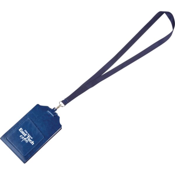 Event Lanyard with Pocket Notes Pad Thumbnail
