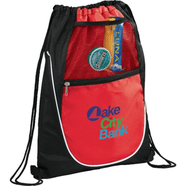 Locker Mesh Pocket Drawstring Bag Thumbnail