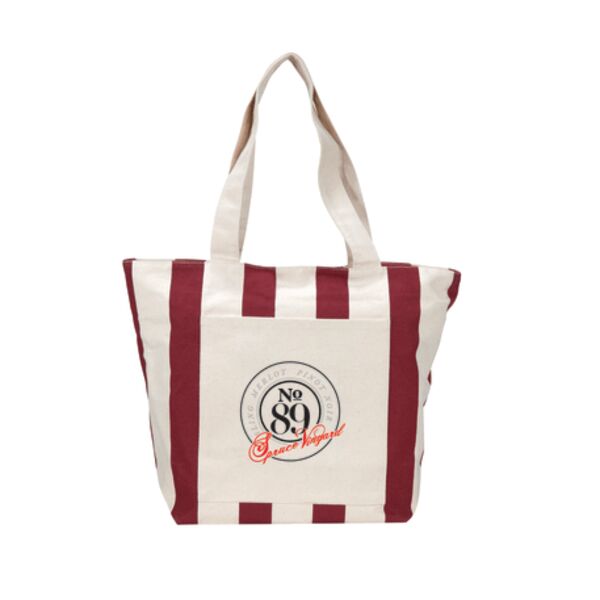 Chandler 12oz Cotton Canvas Zippered Tote Thumbnail