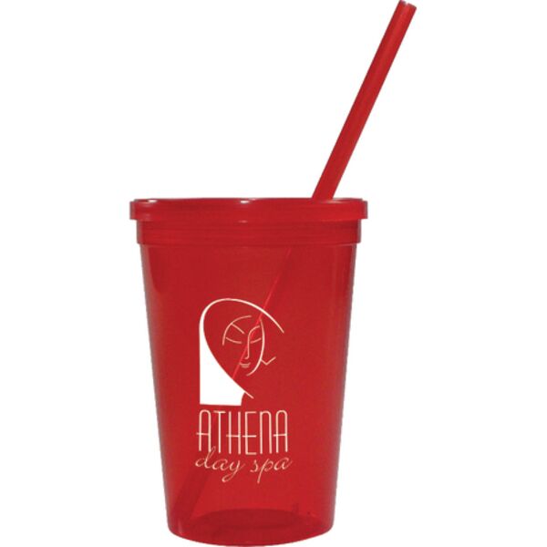 Jewel 16oz Tumbler w/ Lid & Straw Thumbnail